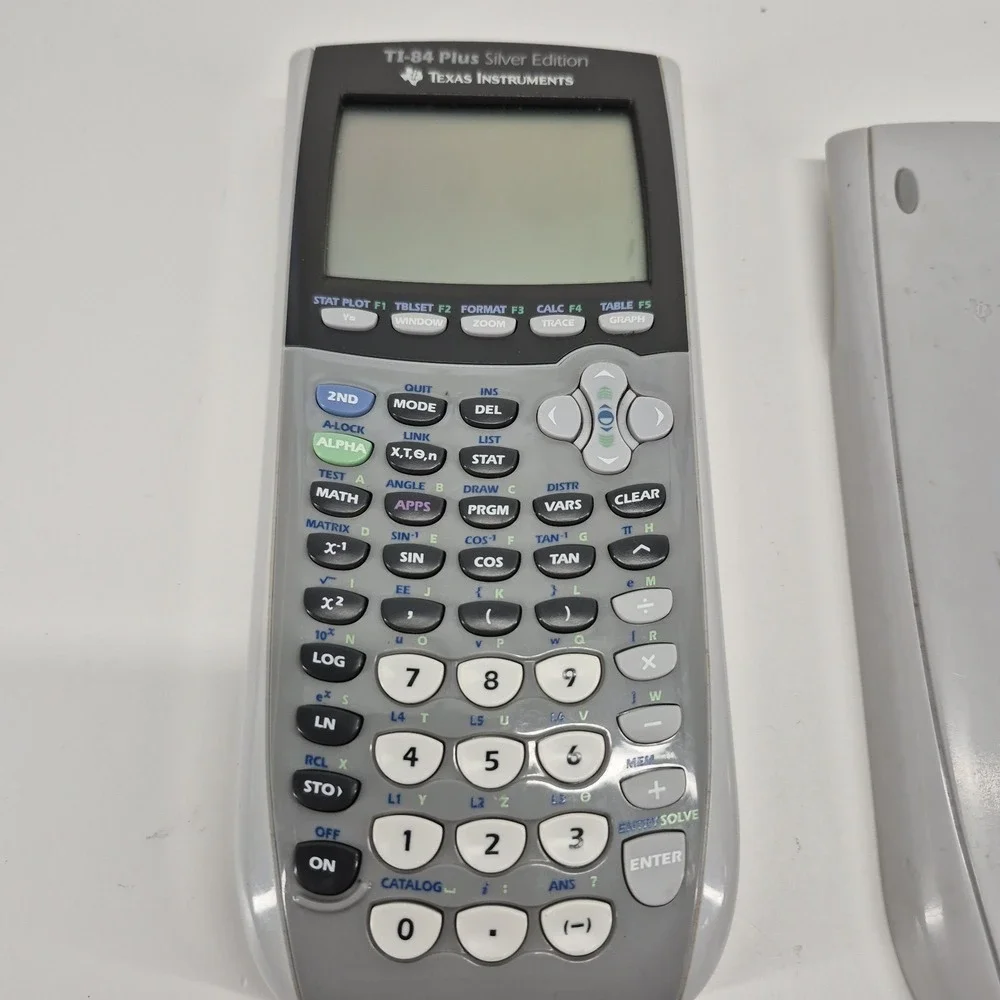 Texas Instruments TI-83 Plus Silver Edition Clear Graphing Calculator Working